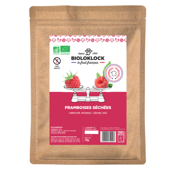 Framboises séchées